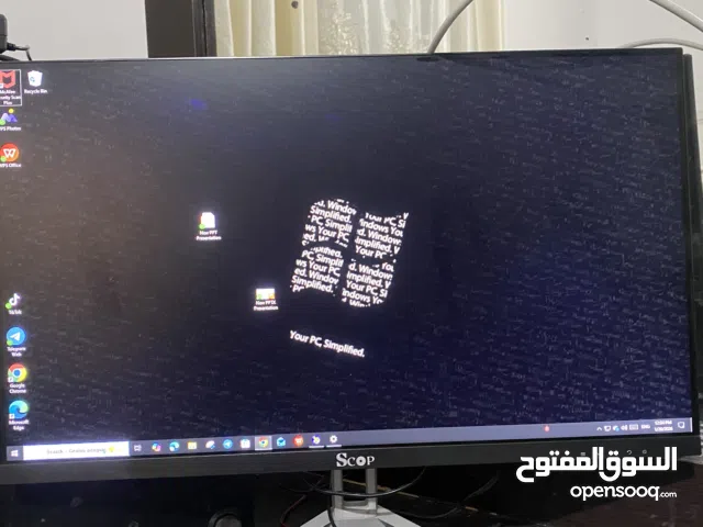 كمبيوتر + شاشة للبيع