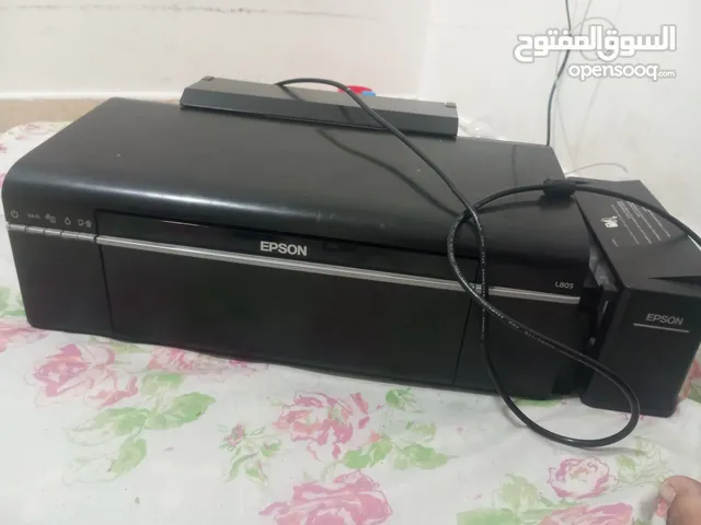 للبيع طابعة إبسون أيضا مكبس حراري نوع الطابعة إبسون L805 مع كارتون و فيه مكبس حراري و قابل للتفاوض