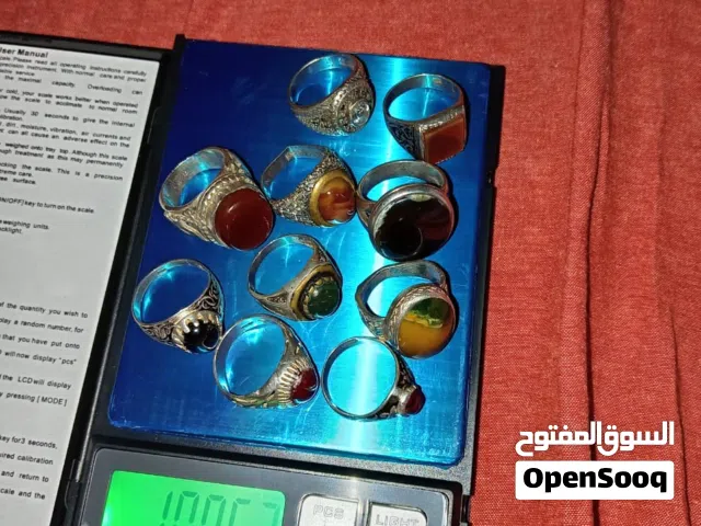مجموعة خواتم فضة