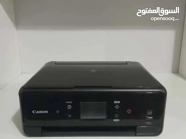 طابعة Canon PIXMA TS6040 - شبه جديدة - طباعة لاسلكية - سكانر ملون - بسعر مميز!