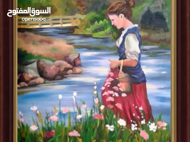 رسم يدوي _لوحة زيتية