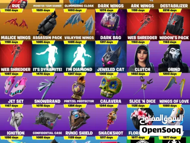 حساب فورت فيه سكن رو