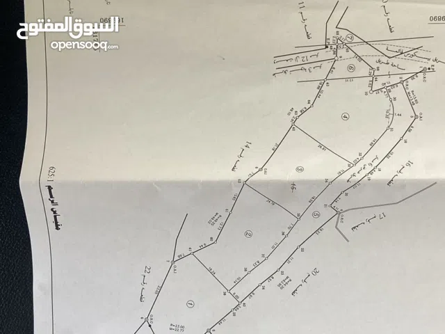 للبيع 4 نمر ارض حدود اراضي بيت وزن بيت ايبا