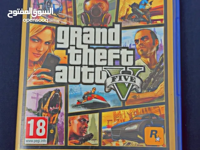 دسكة GTA V PS5 استعمال مره واحده فقط