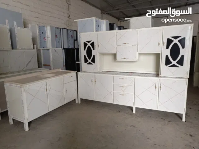 كاونتر مترين ونص مع ملحق مترين ونص.  مع سنك مرمر متر ونص