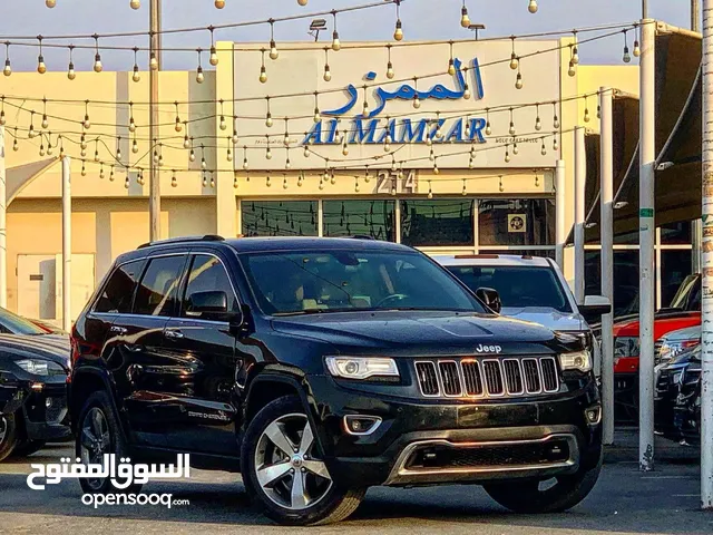 جيب جراند شيروكي ليمتد خليجي فل اوبشن 4X4 بحاله ممتازه