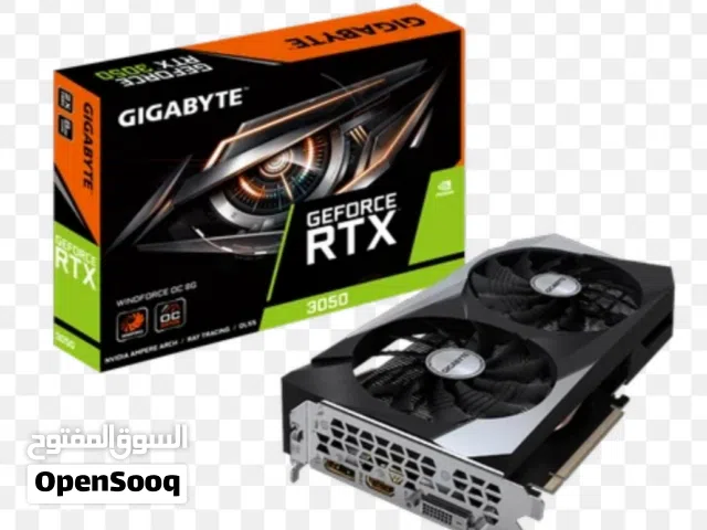 كرت شاشه RTX3050 8 مستعمل بحاله الوكاله