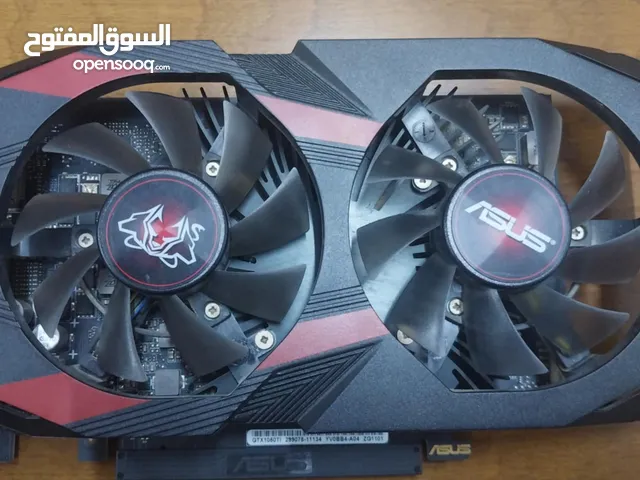 Asus NVIDIA Cerberus GTX1050 TI oc overclock 4GB مكسور السرعة مصنعياً فيه مجال بشيء بسيط