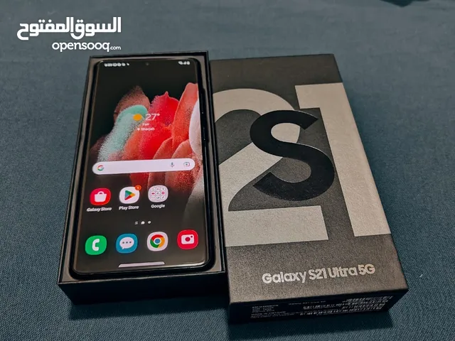Samsung Galaxy S21 Ultra 5G Duos 256GB  12GBRam 2sim Card  Its Black Colour