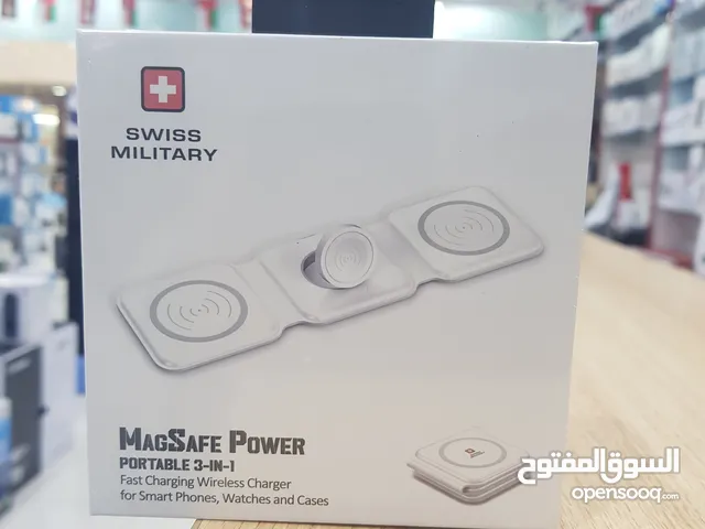 Swiss military magsafe power portable 3in1 fast charging wireless Charger