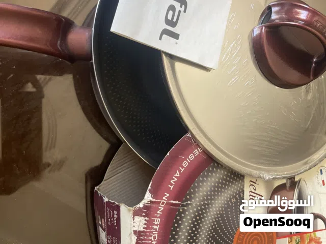 فرصة لعشاق الجودة  مقلاة تيفال الأصلية (Tefal Sensorielle) مقاس 26 سم مع الغطاء الزجاجي الأصلي للبيع