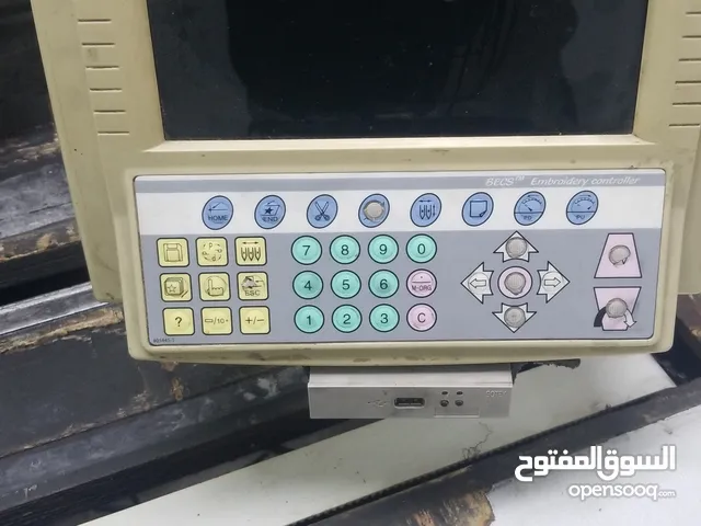 ماكينة تطريز 15 رأس بحالة جيدة جدا للبيع