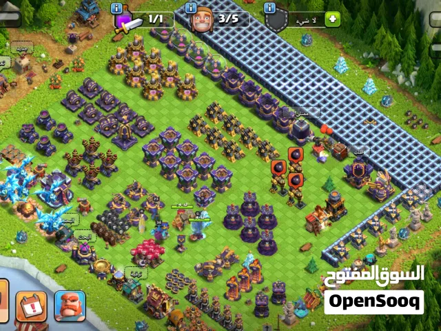 حساب للبيع تاون 15 ماكس كلاش اف كلانس