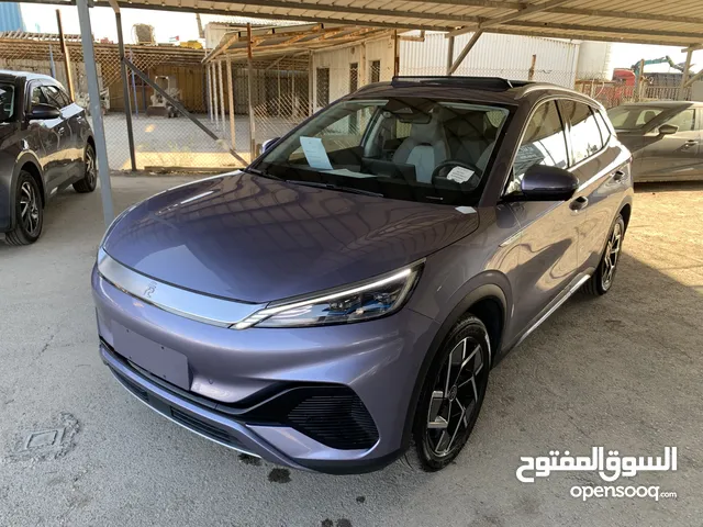 BYD Yuan plus 2023 بي واي ديه ايوان بلص صنف شامبيون فل الفل اوتبارك وباب خلفي كهرباء كراسي حامي بارد