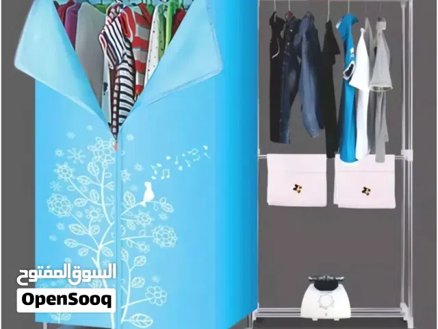 تجفيف عالي الأداء و فائق السرعة هيكل قوي من الفولاذ المقاوم للصدأ مكون من قسمين  تخرج الملابس مكوية