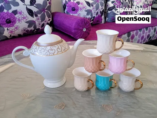 طقم سفرة أنيق من البورسلين الحر لتحضير الشاي و القهوة