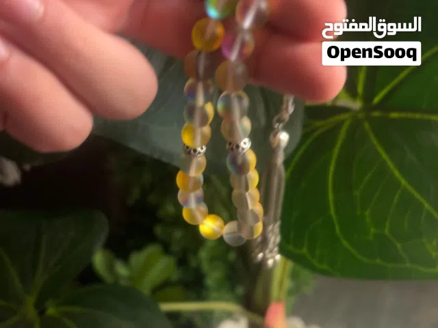 مسبحه ضوء لقمر حجر طبيعي 100٪