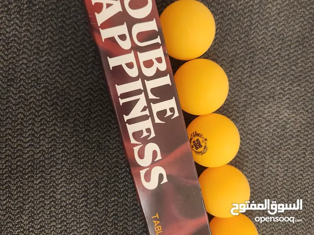 3 star table tennis balls (ping pong) 5 balls orange color.