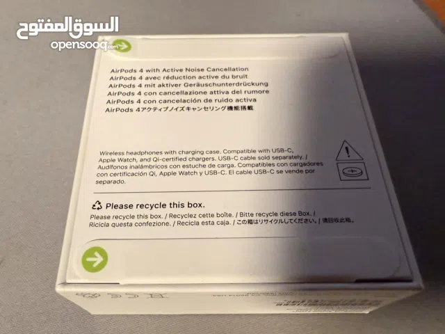 Apple AirPods 4 ANC Wireless Earbuds, Bluetooth Headphones, Active Noise Cancellation