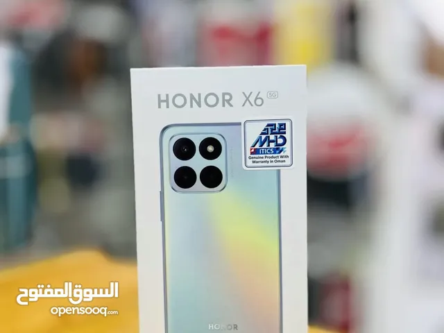 هاتف هونر X6 يدعم شبكة 5G مساحة 128 جيبي للبيع  ضمان سنة الوكيل بسعر العرض