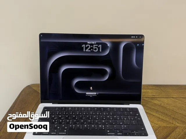 MacBook Pro 14” M3  AppleCare حتى 2028