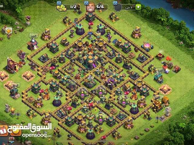 حساب كلاش او كلانس ماكس كاملاً ما عدا الملوك للبيع