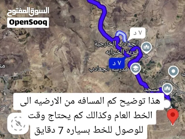 ارضيه 10 لبن خط الميه في الجعادب