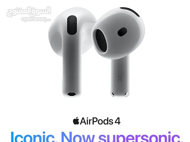 Apple AirPods 4 Wireless Earbuds, Bluetooth Headphones, with Active Noise Cancellation