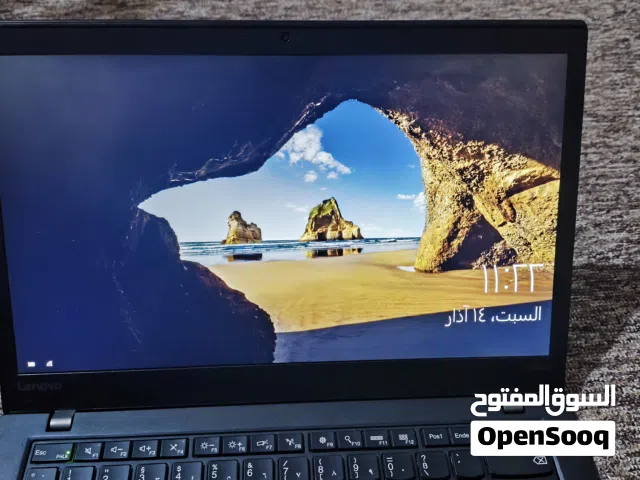 لابتوب للبيع ماركة لينوفو الغنية عن التعريف  Lenovo ThinkPad  T460s