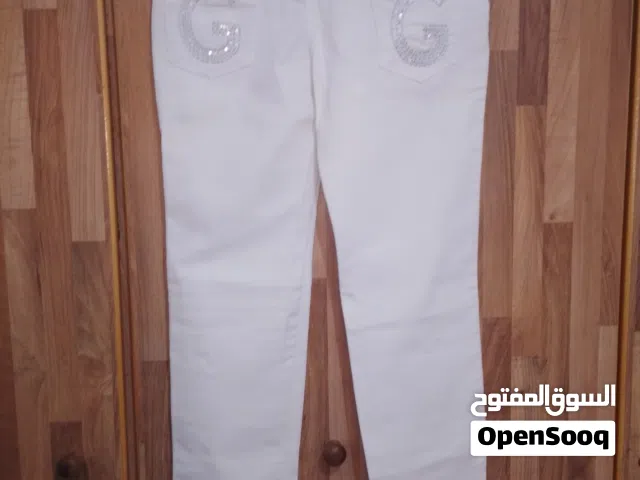 بناطيل جينز وقماش موديلات حديثة ستاتي وبناتي مقاس لارج مقاس 30 و32 جديد غير مستعمل بالوان متعددة