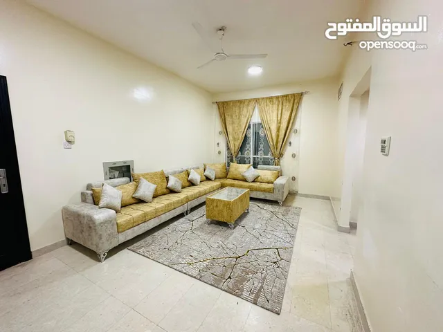 F3 /  للايجار الشهري في عجمان -  غرفة وصالة - الروضة 3  -  2 حمام وبالكونة -  مفروشة فرش نظيف ومرتب
