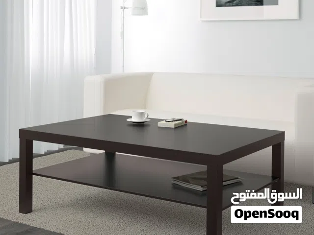 طاولة ايكيا جديده بالكرتون مناسبه للمجالس وصالات ولمكاتب