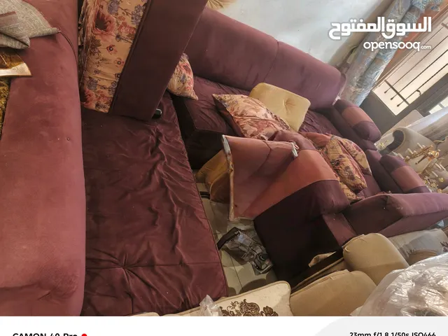 كورنر 7 مقاعد مع طاولة وسط