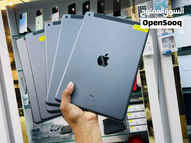 ايبادات آبل الجيل السابع 7 قابل للتحديث متوفر بالذاكره 128 توب نظافة مع ايبادات سامسونج مستعمله