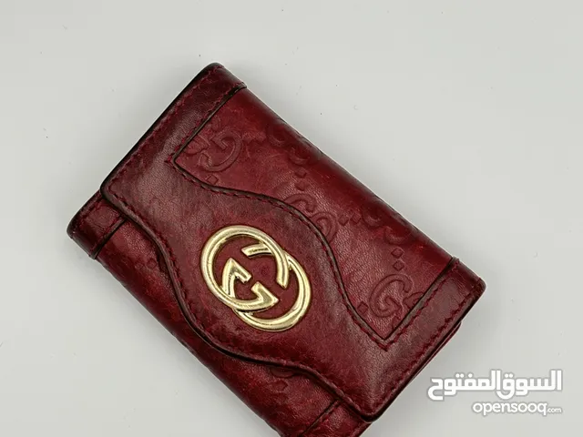 Edit Sold  Gucci GG Red Marmont Leather 6 Ring Key Case Wallet