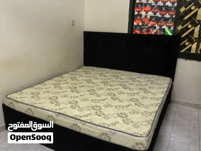 Bedroom beautiful bed with medical mattress