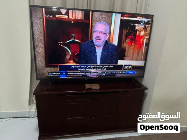 Sony 55" LED TV + Wooden TV Cabinet