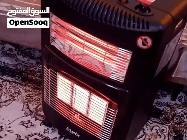 مدفأة غازية وكهربائية ماركة SAMIX  الميزات:  تعمل على الغاز والكهرباء  تدفئة سريعة مع أداء عالي  ثلا