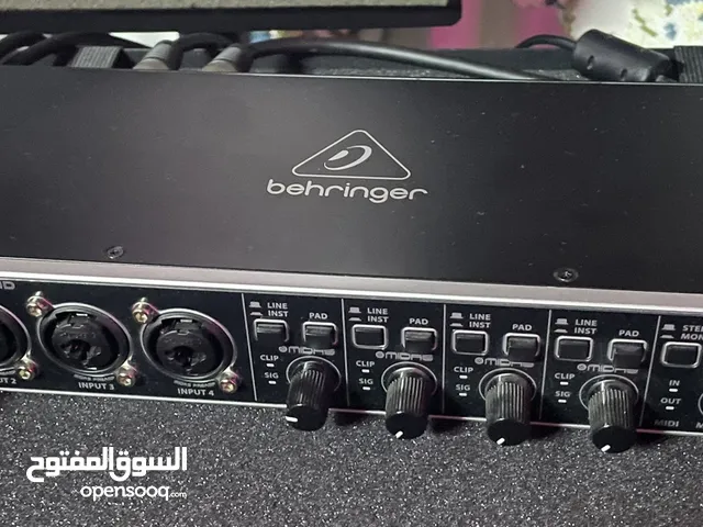 Audio interface behringer umc404hd (like new) with power cable Location:Malaz Riyadh Price:650sr