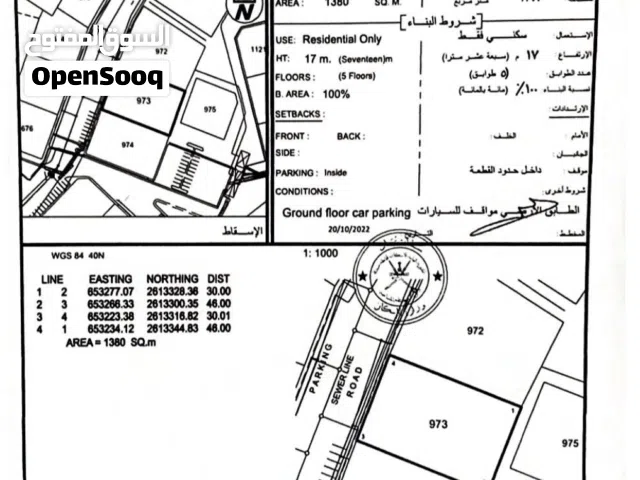 من مالك الأرض سكنية بناء شقق تمليك في القرم