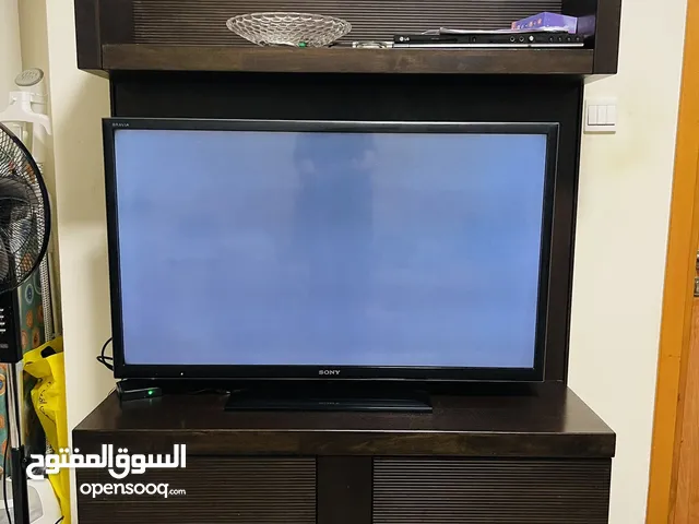 Solid wooden dark Brown Color TV panel with Drawers storage