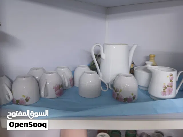 طقم شاي صيني وجلاسات عصير