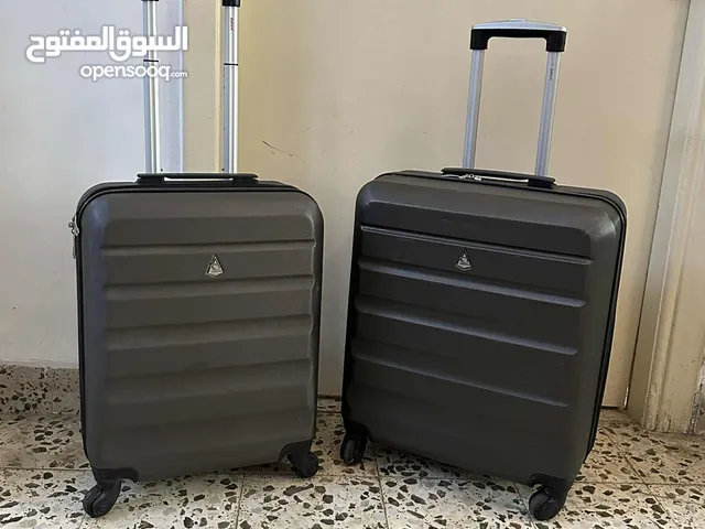 TRAVEL BAGS (2), color - GREY, in Bayader/Wadi El Seer