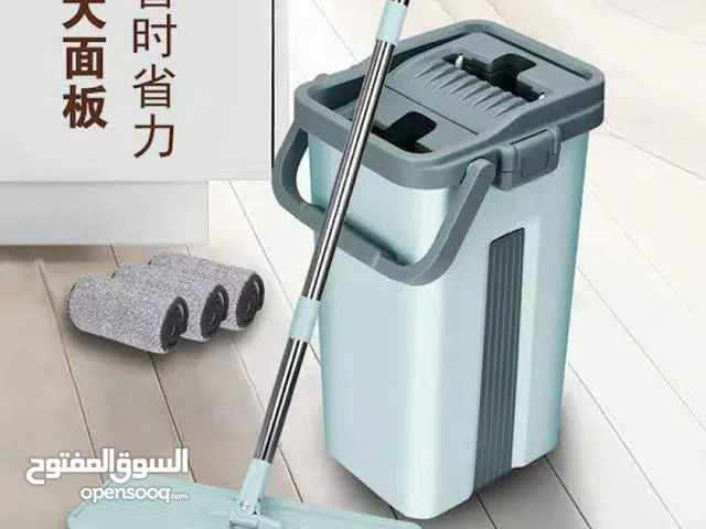 الجردل الفلات الموب بيور 2غيار ممسحة مسطحه مع دلو، خالية من الضغط ،