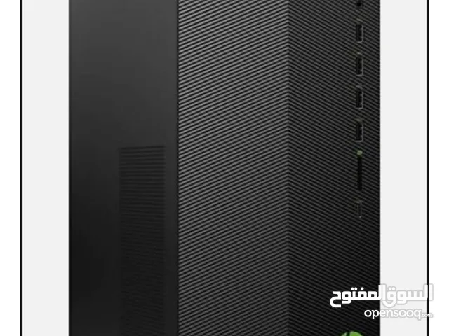 كمبيوتر مكتبي للألعاب والمونتاج hp desktop for gaming and editing