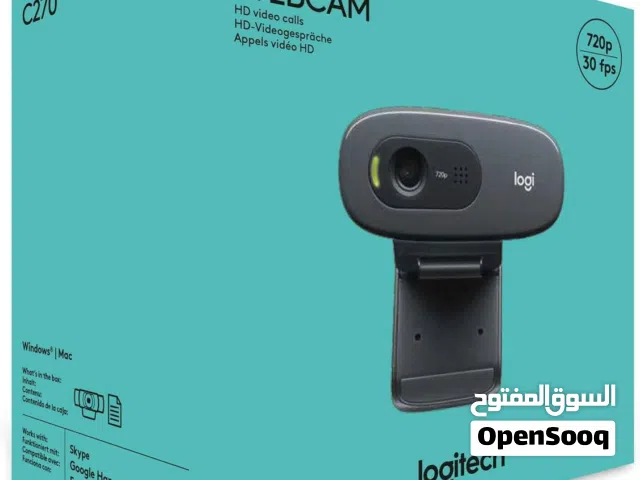 كاميرا الويب  Logitech C270  بدقة HD ووضوح فائق Logitech C270 HD Webcam – Simple, Reliable, Profess