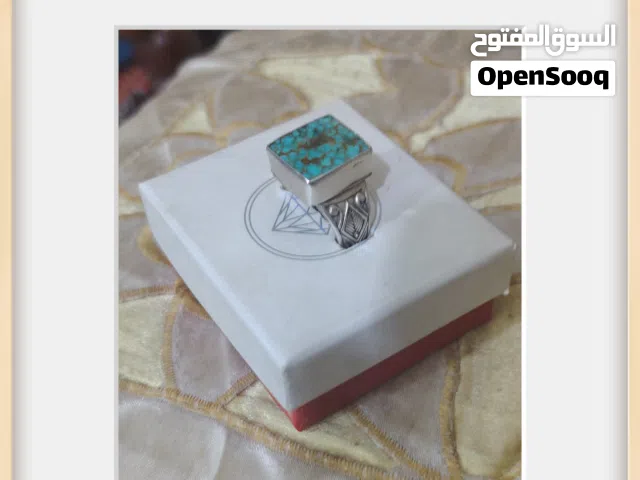 خاتم فيروزي فضه صياغه