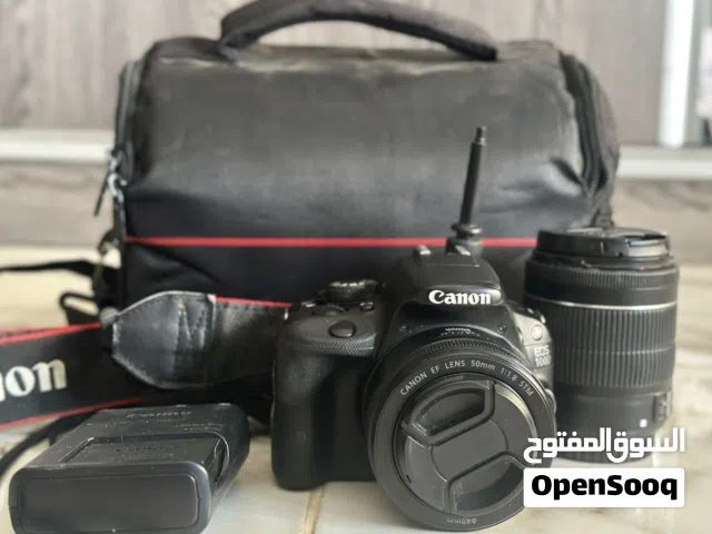 كاميرا canon100dمع عدستين