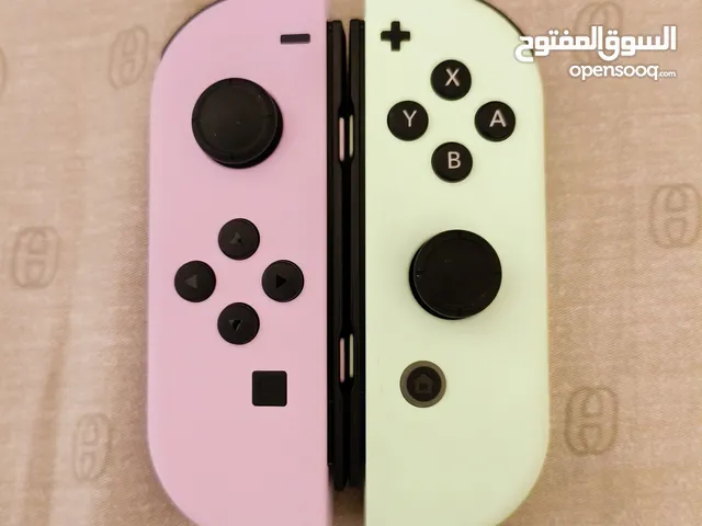 original Nintendo switch joy cons pastel green and purple