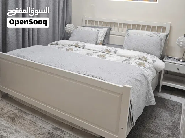 Solid wood White Bed Set IKEA 7pcs. like new